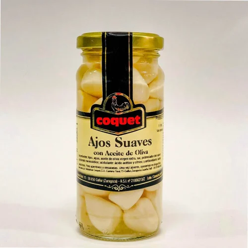 AJOS SUAVES CON ACEITE DE OLIVA  COQUET
