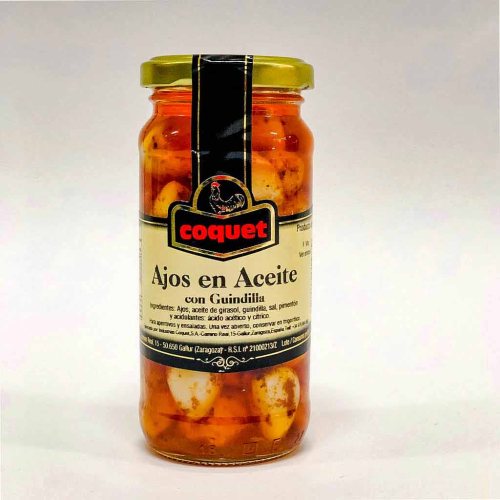 AJOS EN ACEITE CON GUINDILLA COQUET
