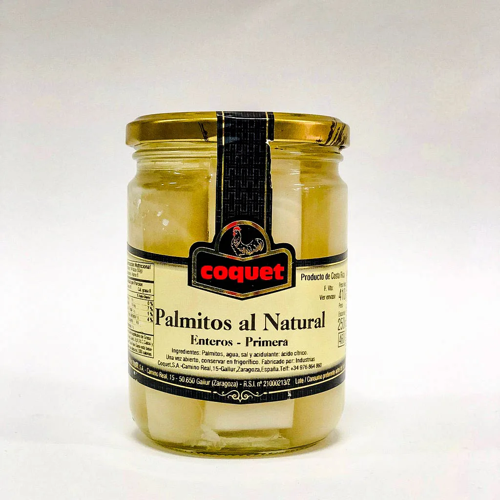 PALMITOS AL NATURAL COQUET