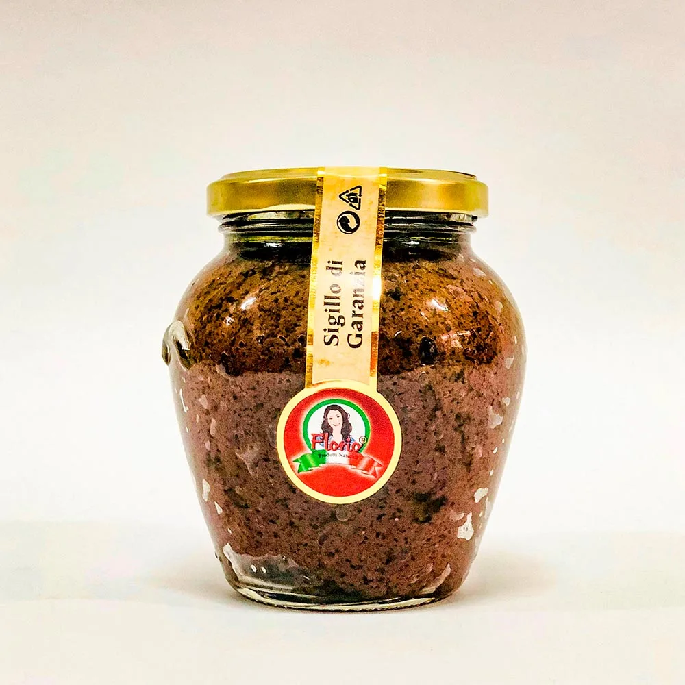 CREMA DE ACEITUNA NEGRAS FLORIO