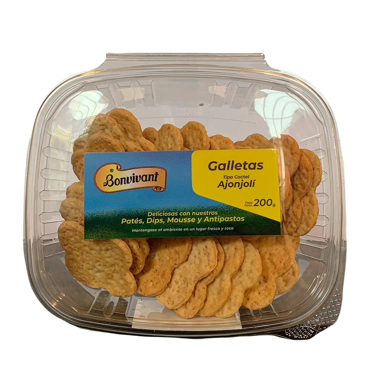 GALLETAS DE AJONJOLI BONVIVANT