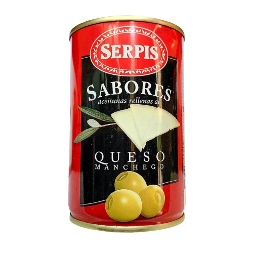 ACEITUNAS VERDES RELLENAS DE QUESO MANCHEGO