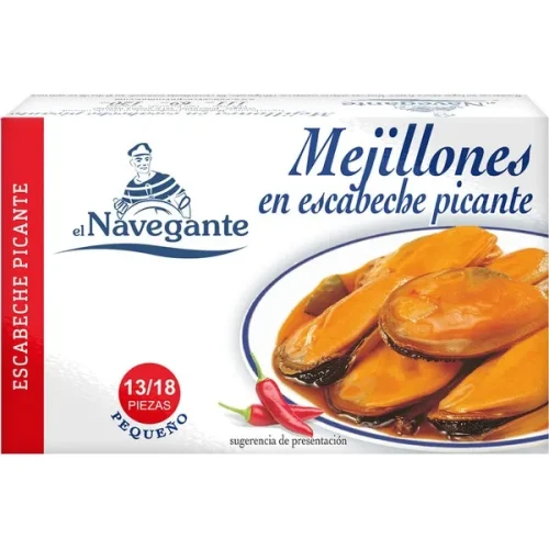 Mejillones en Escabeche Picante - El Navegante