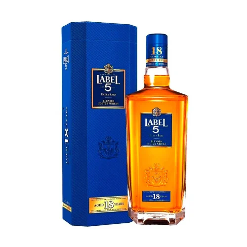 WHISKY LABEL 5 18 AÑOS