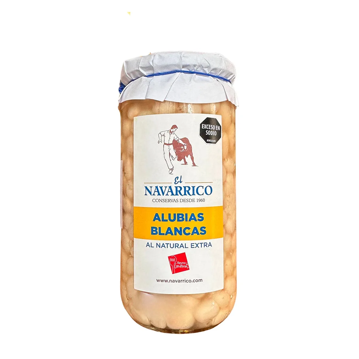 EL NAVARRICO ALUBIAS BLANCAS AL NATURAL EXTRA