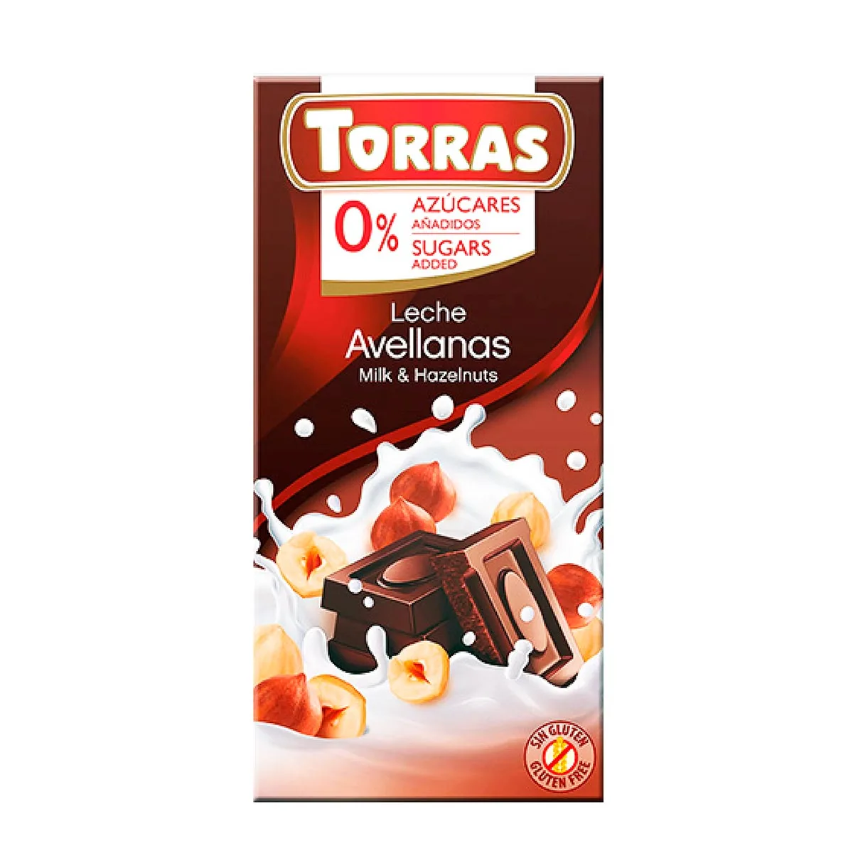 CHOCOLATES TORRAS CON LECHE Y AVELLANAS