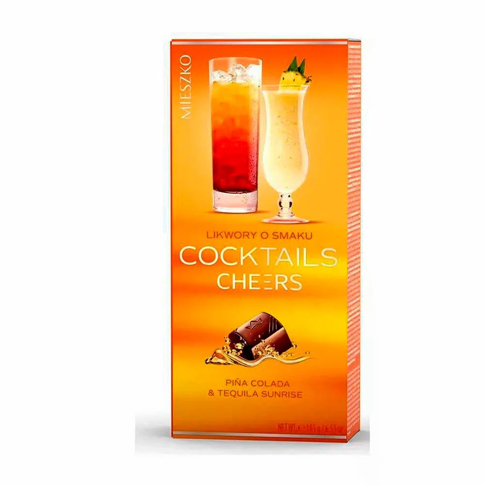 MIESZKO CHOCOLATE COCKTAILS CHEERS PIÑA COLADA Y TEQUILA