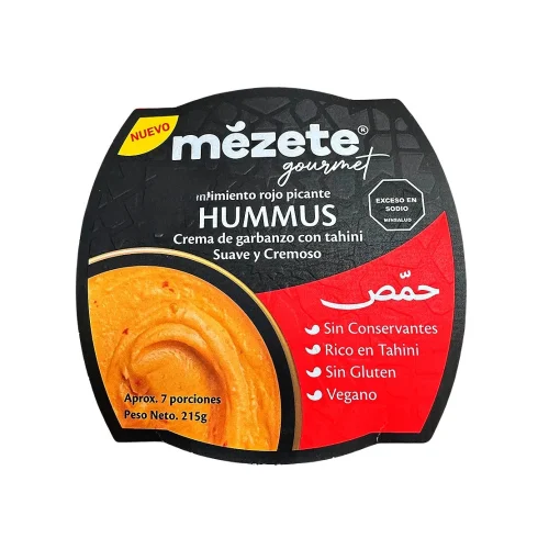 HUMMUS PIMIENTO ROJO PICANTE