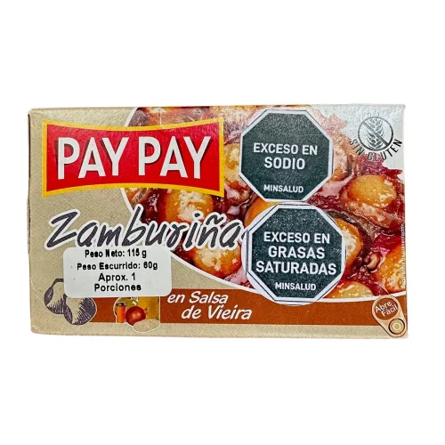 ZAMBURIÑA EN SALSA DE VIEIRA PAY PAY