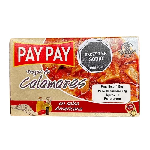 TROZOS DE CALAMARES EN SALSA AMERICANA PAY PAY