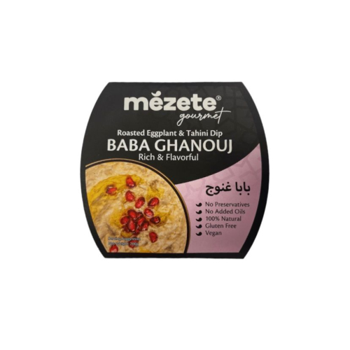 DIP DE BERENJENA ASADA Y TAHINI BABA GHANOUJ 200GR MEZETE