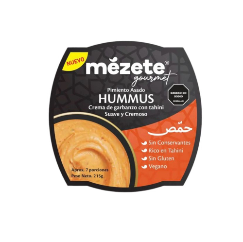 HUMMUS PIMIENTO ASADO 215GR MEZETE GOURMET