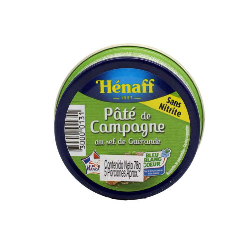 PATE DE CAMPAGNE HENAFF 78GR.