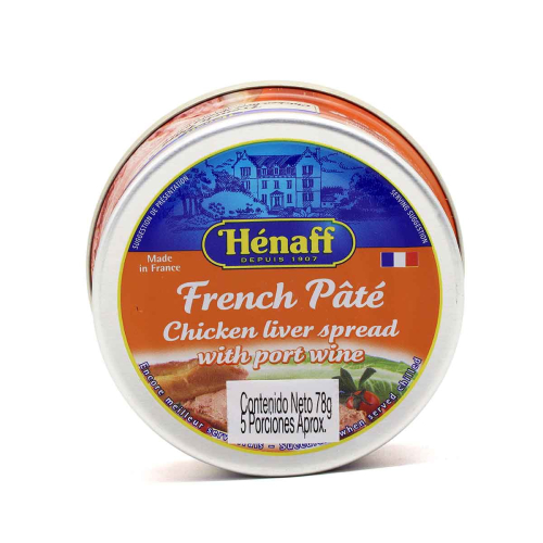 PATE DE PATO Y POLLO HENAFF 78G